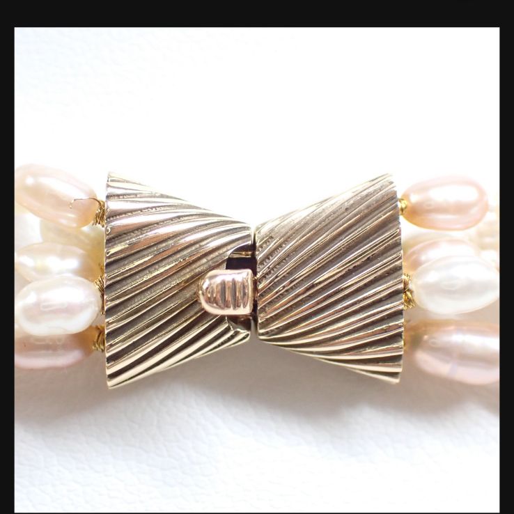  ミキモト 5連ネックレスk 14 ネックレス アクセサリー