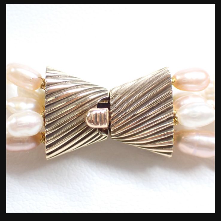 ミキモト 5連ネックレスk