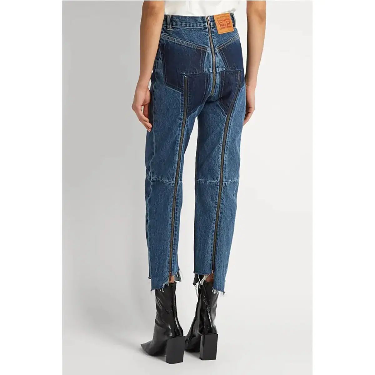 28 ヴェトモン 17SS リーバイス リワークデニム マルチジッパー デニムパンツ GINKGOPHARMACY_COM