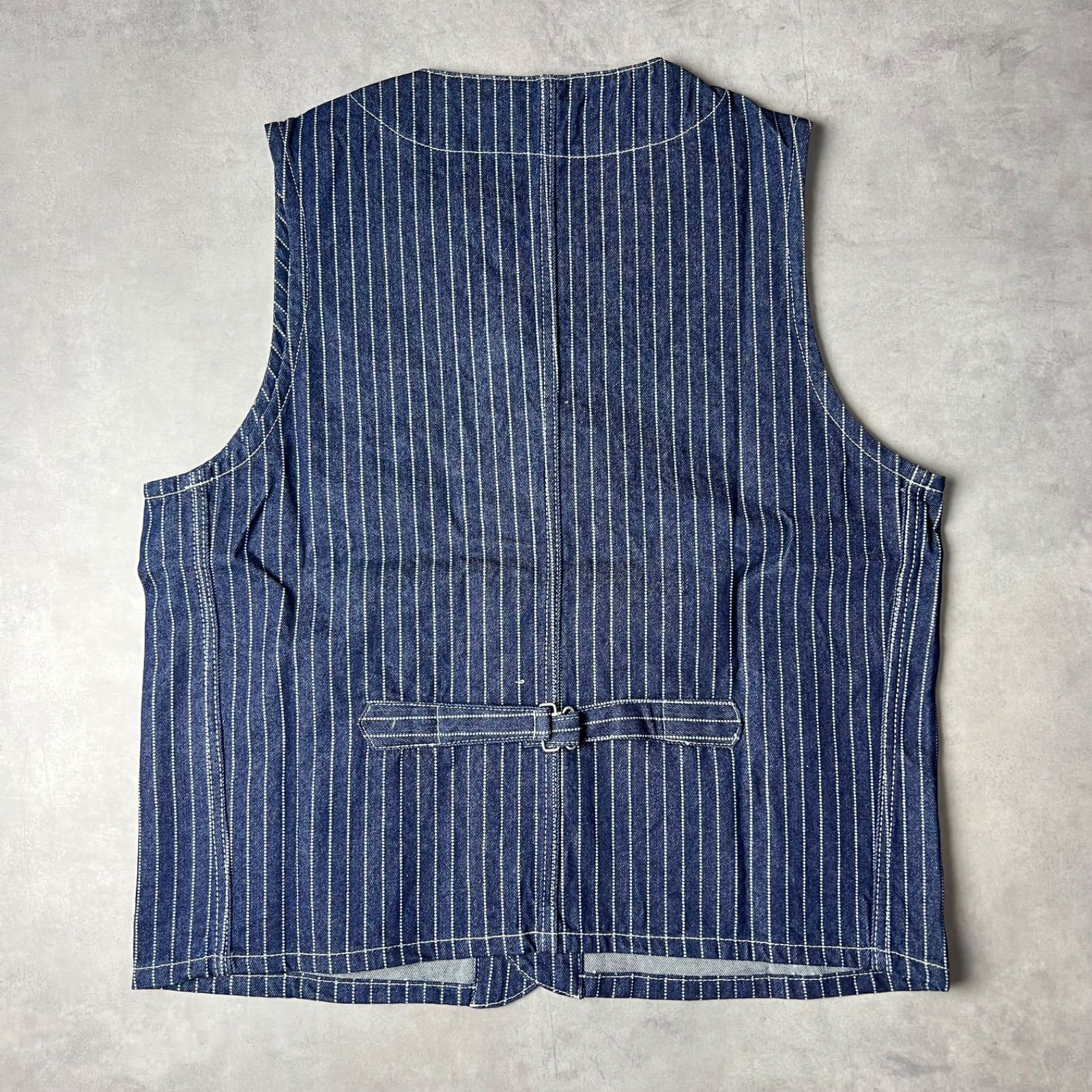 🟥新品未使用🟥 ウォバッシュデニムベスト ジレ ワークベスト