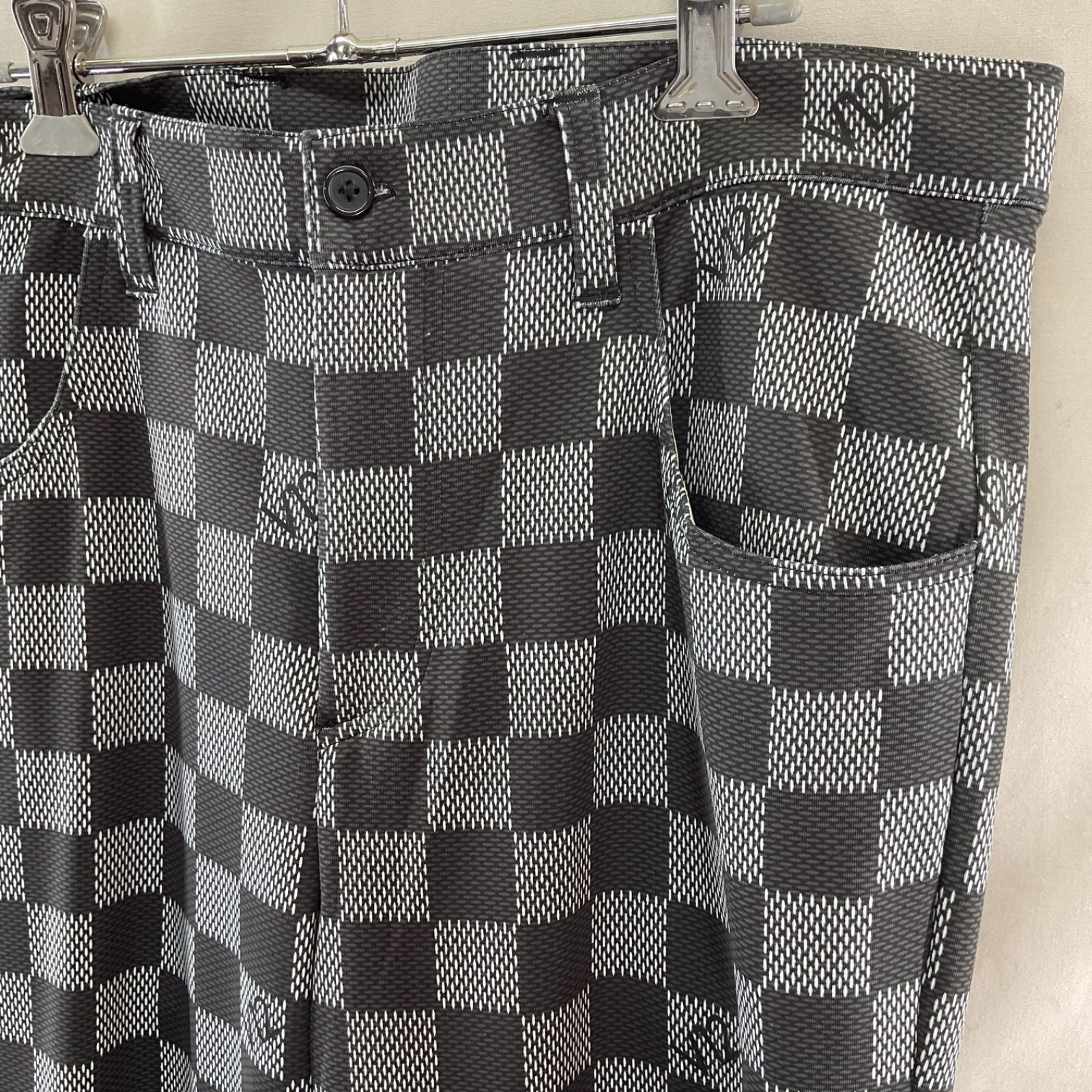 V12 ヴィトゥエルブ メンズ DAM PANTS パンツ ゴルフ ウェア 千鳥柄 チェック V122420-PN08 Mサイズ K0209-005 213