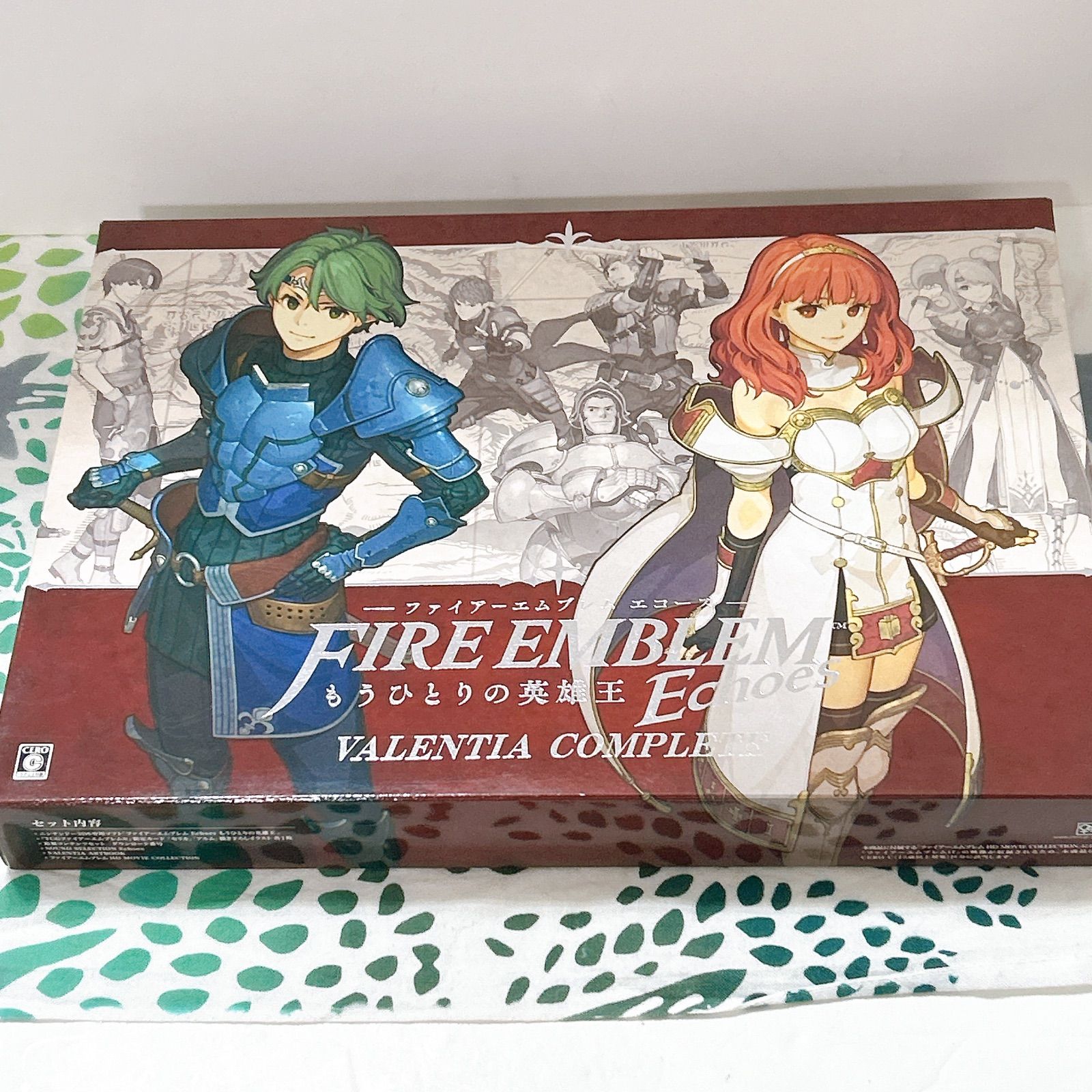 ファイアーエムブレム Echoes もうひとりの英雄王 VALENTIA COMPLETE 版 3DS 特典 HDムービー アートブック サウンドセレクション付き 任天堂 Nintendo BOX エコーズ