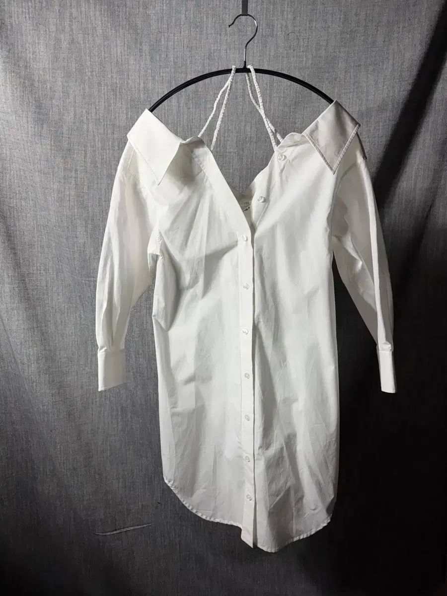 アレキサンダーワング シャツ オフショルダー ONE PIECE