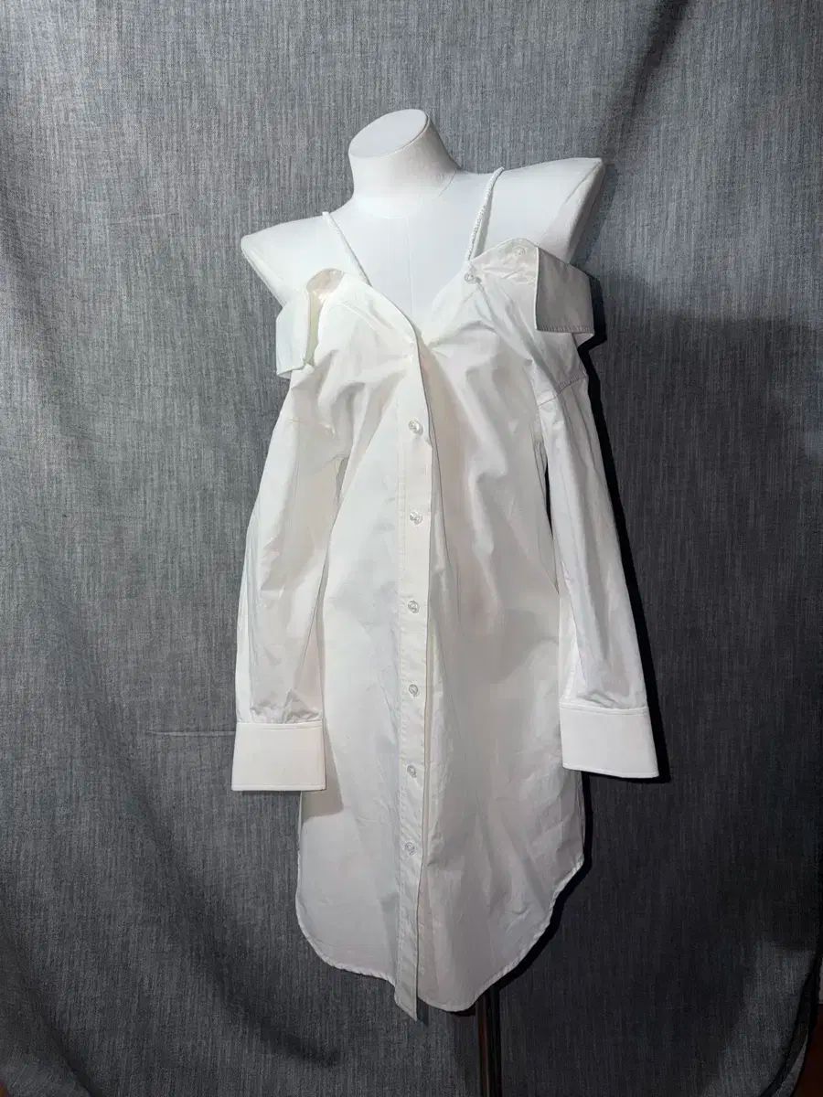 アレキサンダーワング シャツ オフショルダー ONE PIECE