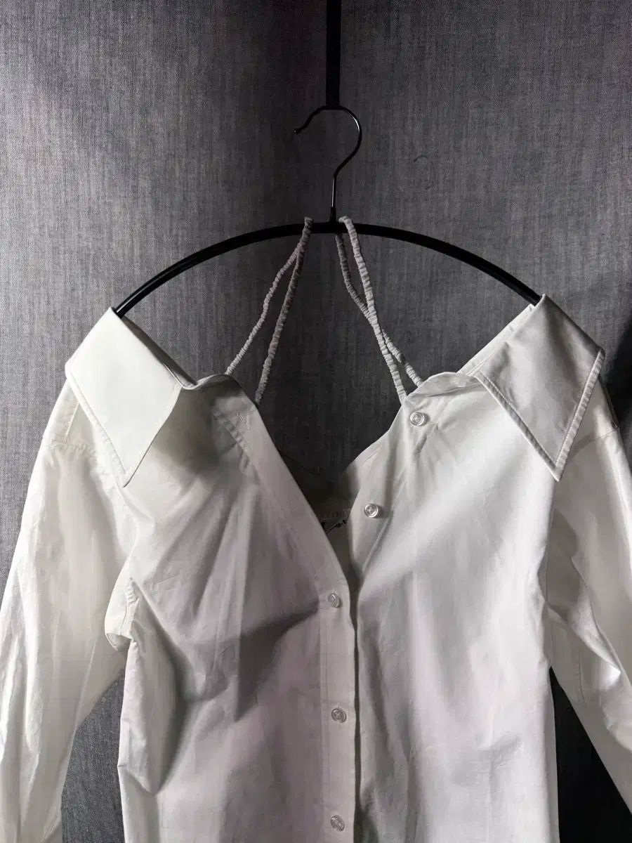  アレキサンダーワング シャツ オフショルダー ONE PIECE 長袖 七分袖 ひざ丈ワンピース