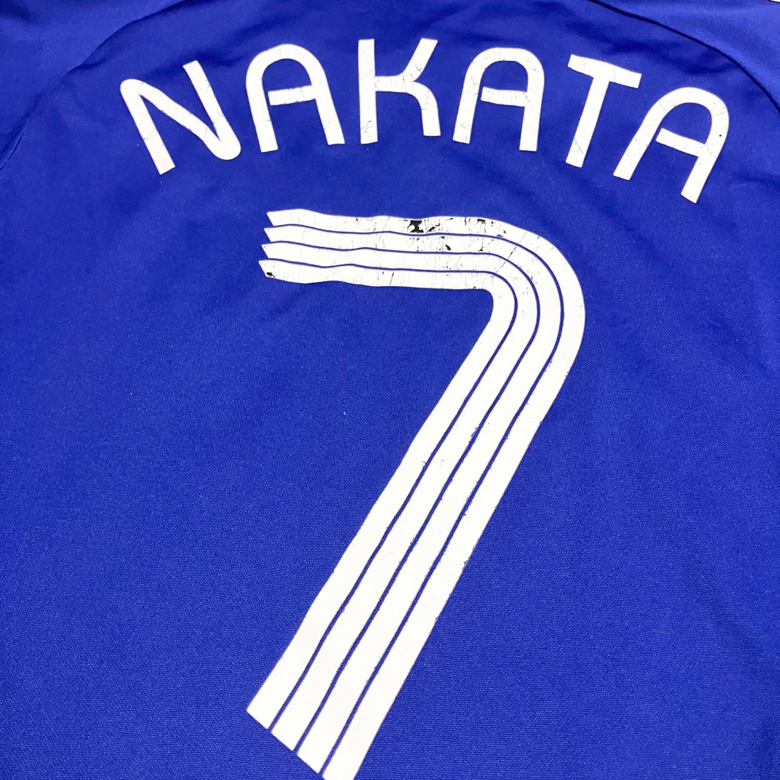 【希少・正規品・美品】日本代表 2006 中田英寿 7番 ホームXL 日本代表 2006 adidas ホーム半袖 ユニフォーム #7 NAKATA 中田英寿