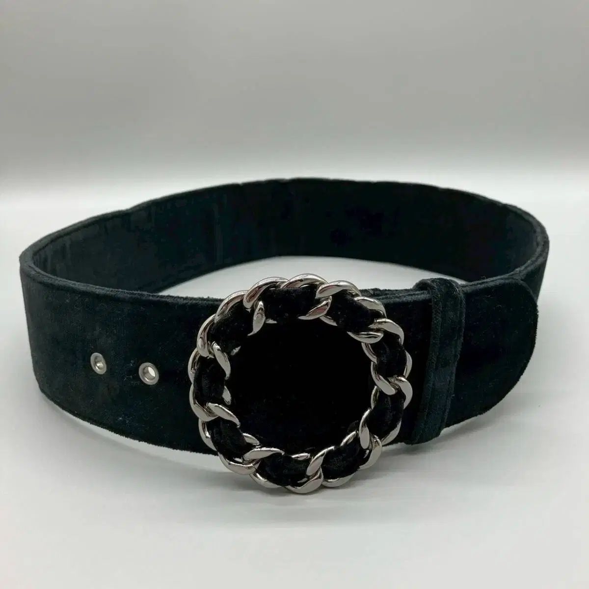 シャネル スウェード ベルト