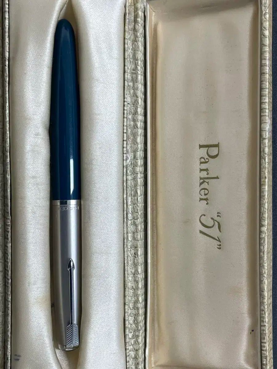 パーカ万年筆 51 ティールブルー 14 K Bニブ