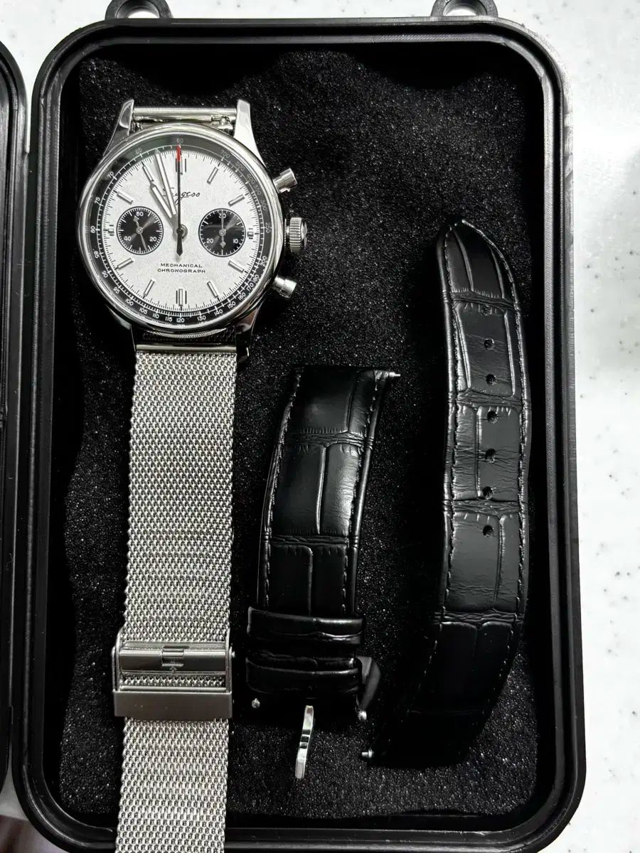  Sugess 1963 パンダ クロノ 家庭洗濯可 自動巻き時計 腕時計(アナログ)