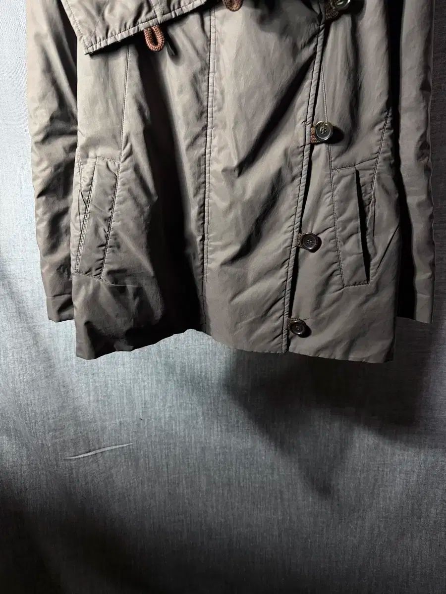 ISSEY MIYAKE イッセイミヤケ アシメントリー斜めボーダー ウィンター アウター ODELLYA_COM