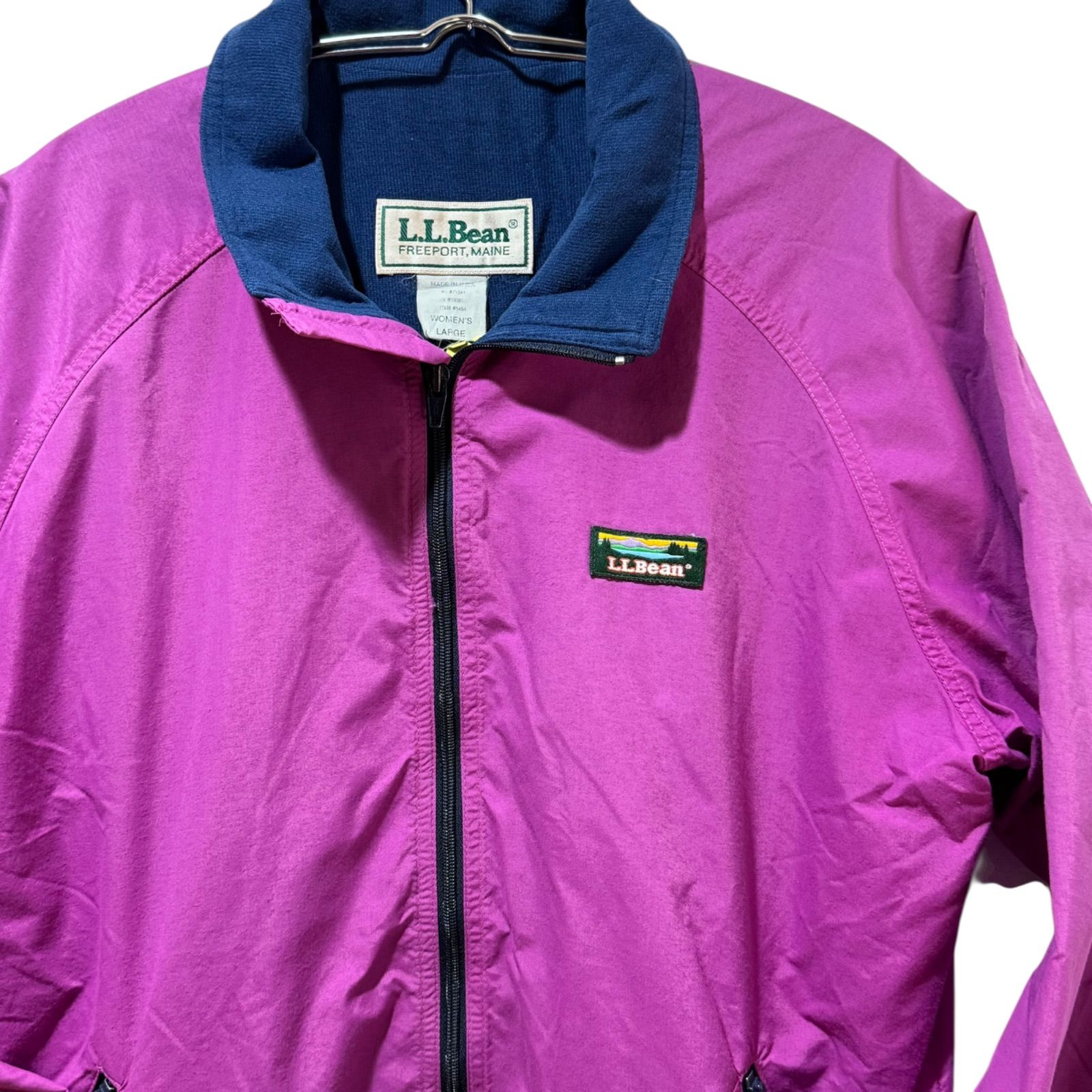 90s L.L.Bean シェルシンチラ エルエルビーン アメリカ製 フリース シンチラ スナップT 刺繍ロゴ ウォームジャケット FG-A27