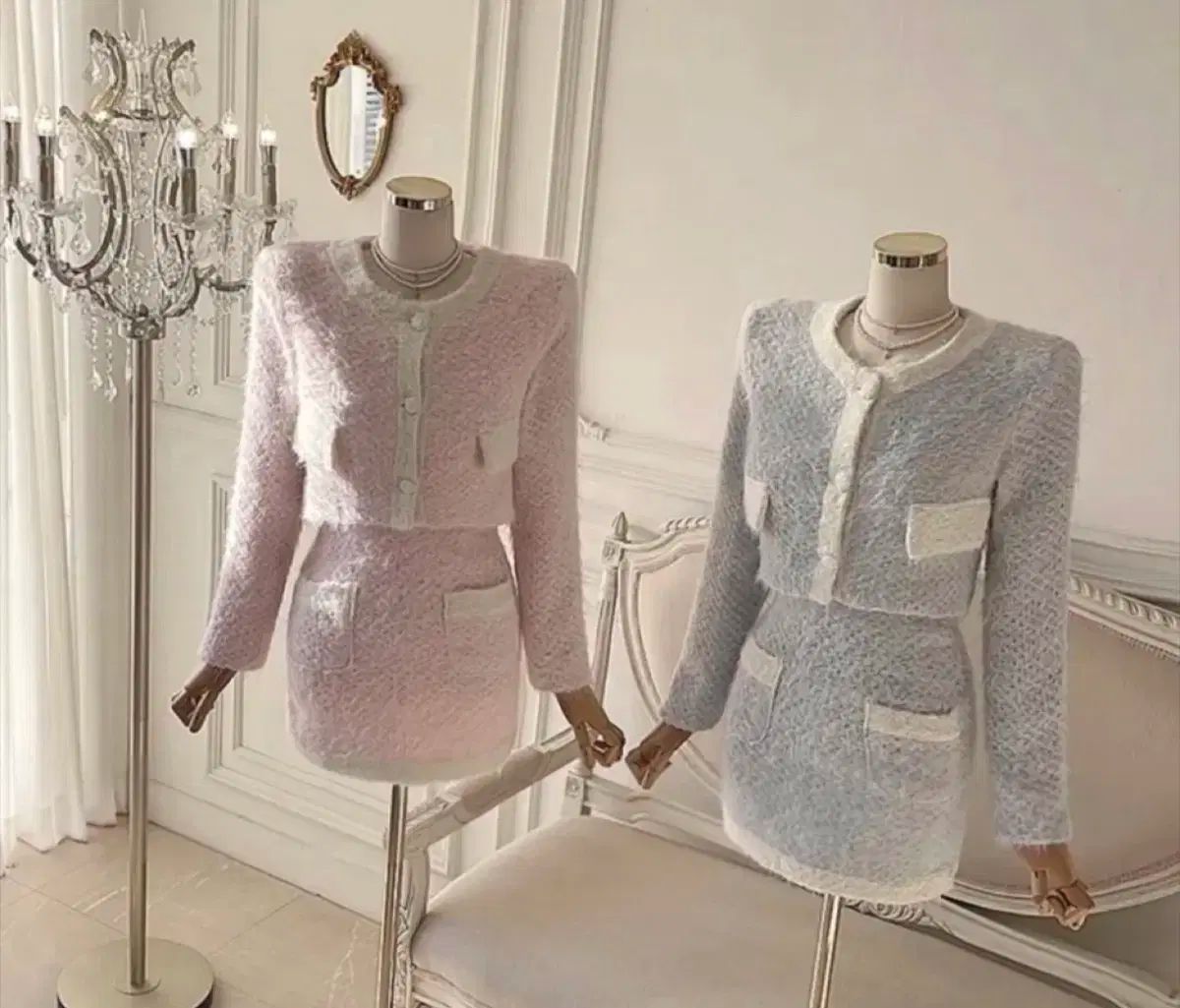 エイブリー スカイブルー ウール セットアップ