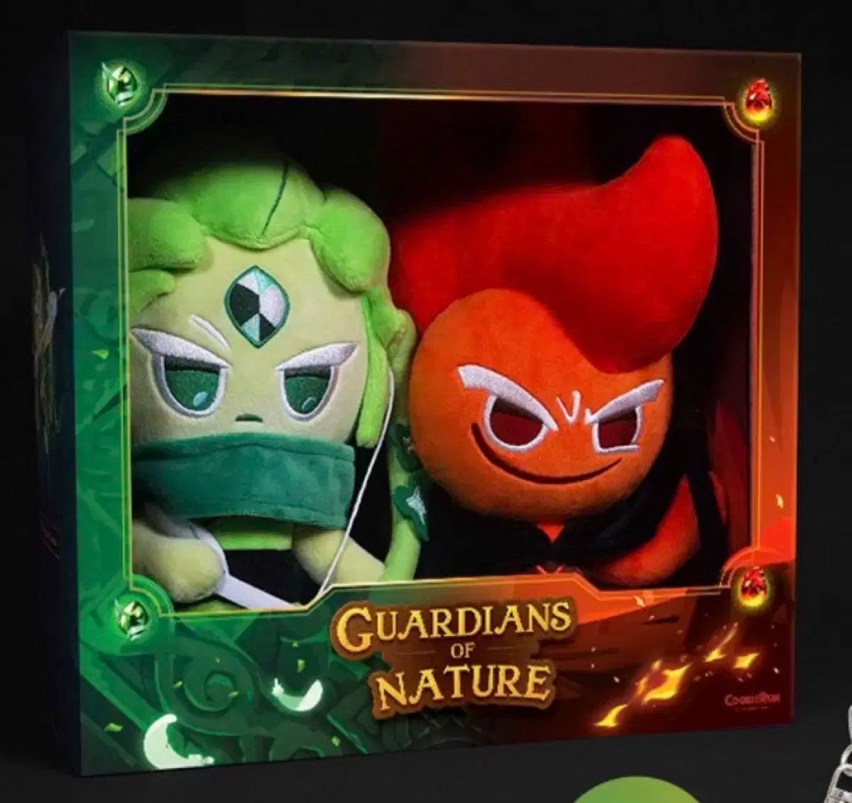 クッキー ダム 風の弓使い 炎の精霊 ぬいぐるみ 自然の導き手たち セット