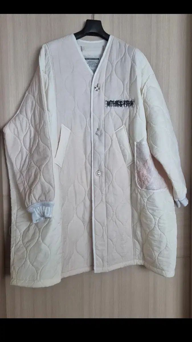 マザーズマザー アイボリー キルティング ジャケット