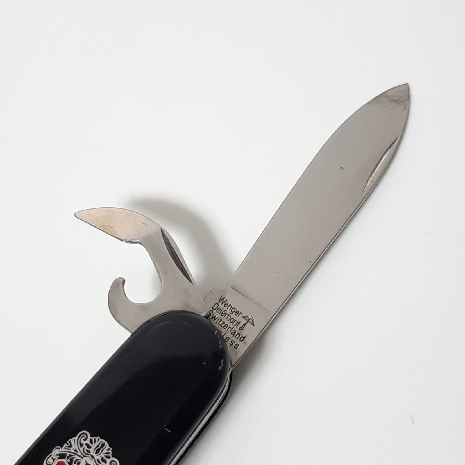 Wenger ウェンガー ガウェイン マルチツール アーミーナイフ 黒 紋章