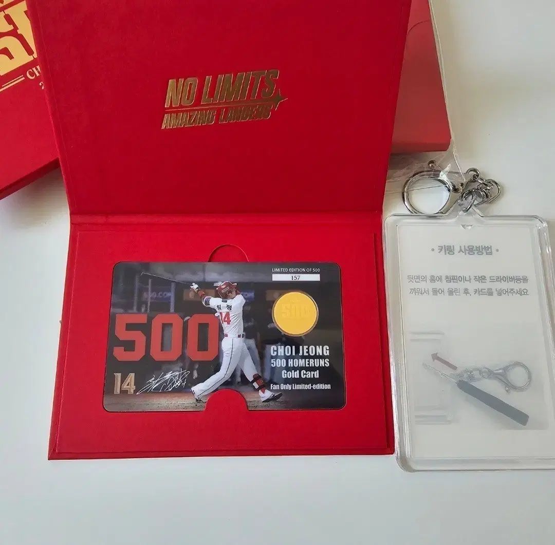 チェ ジョン 500HOMERUN GOLDカード