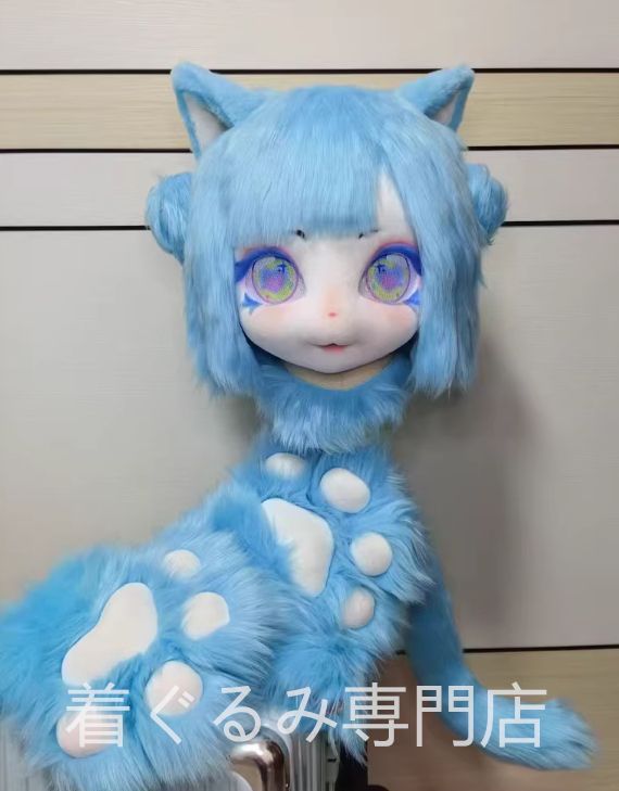 着ぐるみ ヘッド 全頭ヘッド ケモノ ファースーツ マスク ぬいぐるみ コスプレ コスチューム kigurumi