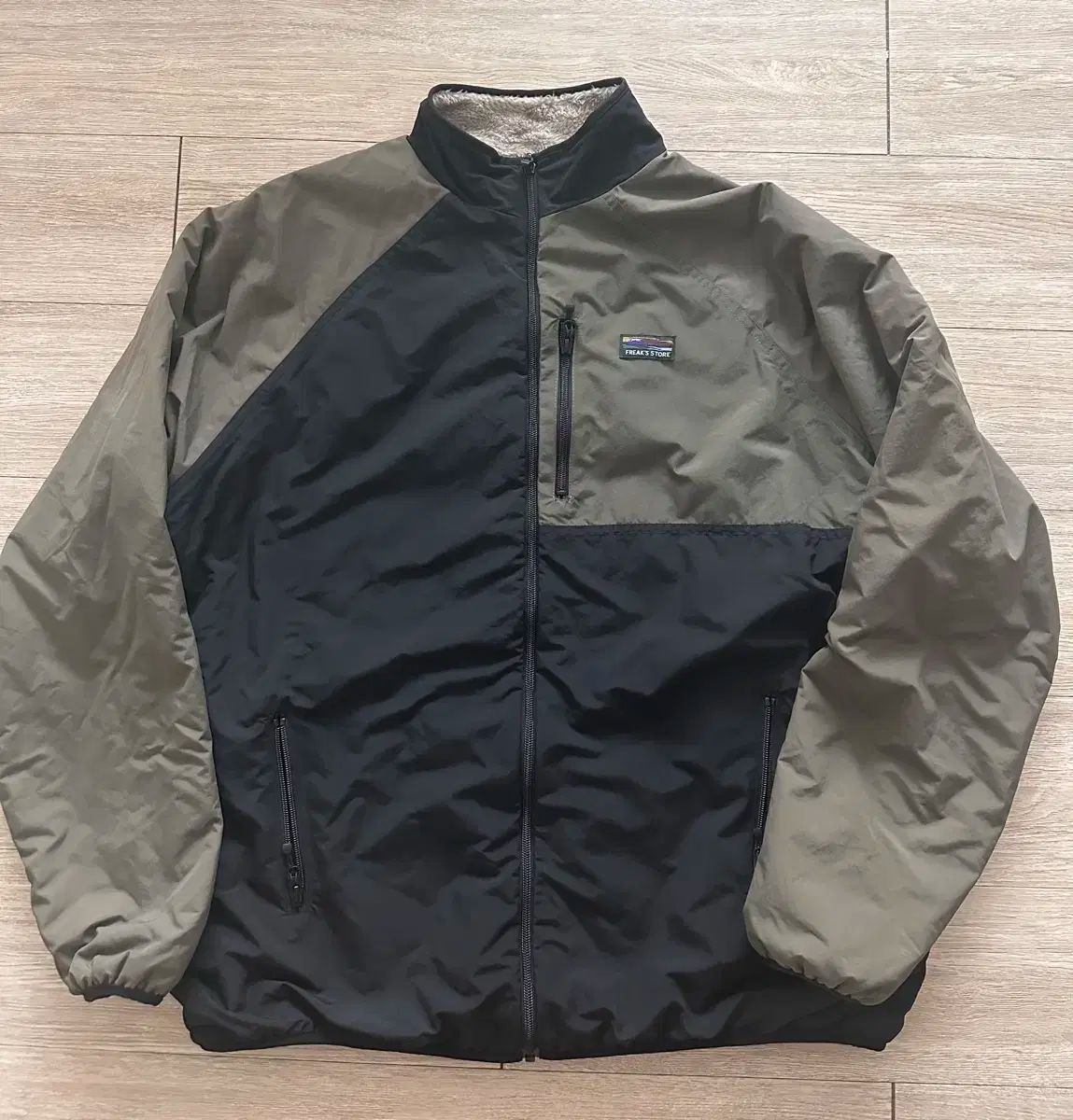 FREAK S STORE リラックスフィット ナイロン フリース リバーシブル ブルゾン XL