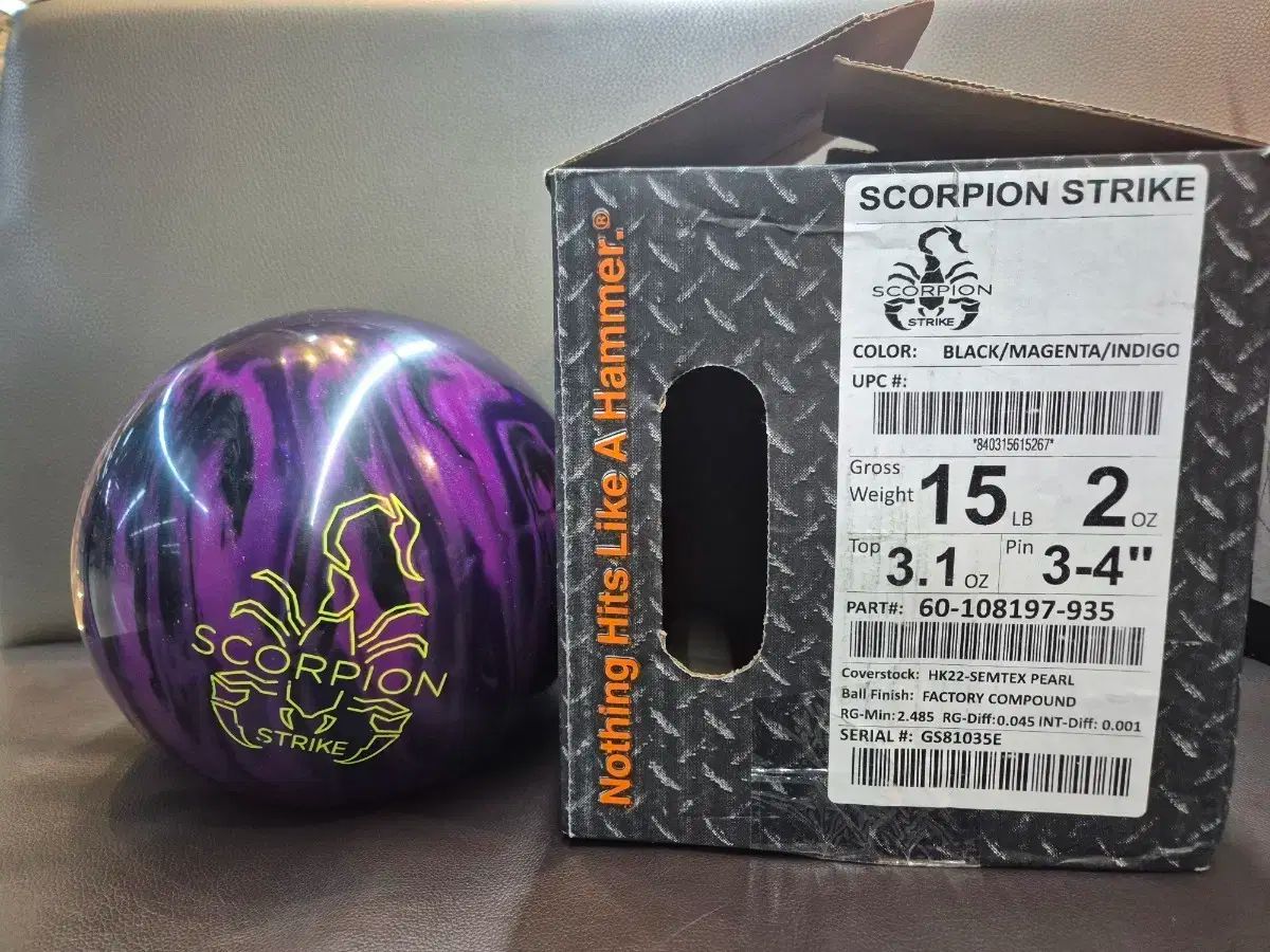 ボーリングボール スコーピオン ストライク 15パウンド ボール