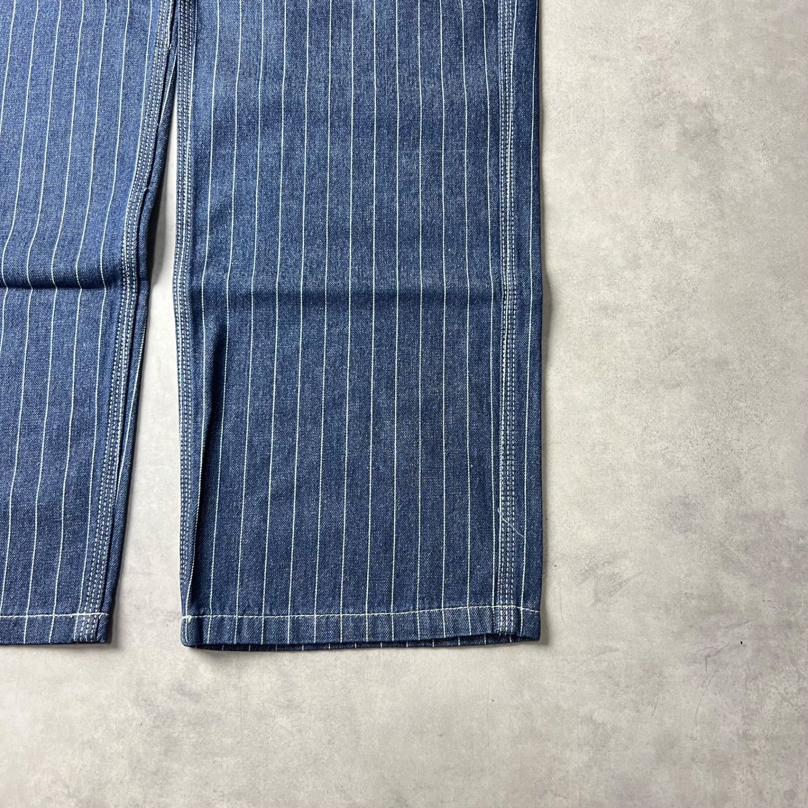 🟥新品未使用🟥 ウォバッシュ デニム ワイド ストレート パンツ