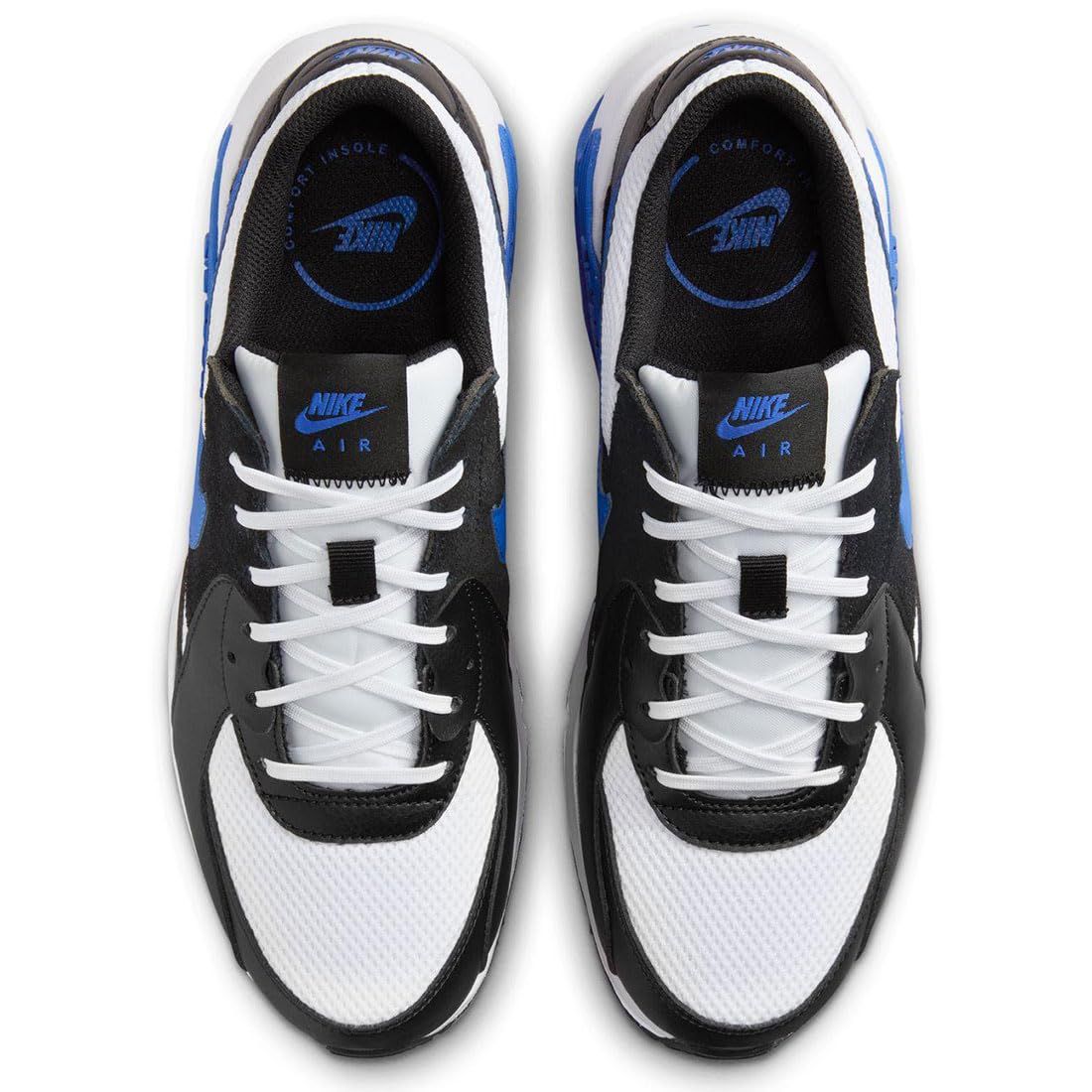 ナイキ エア マックス エクシー AIR MAX EXCEE ホワイト ブラック ブルー FQ8738-010 スニーカー シューズ 日本 25.0cm ホワイト ブラック ブルー 25.0 cm ODELLYA_COM