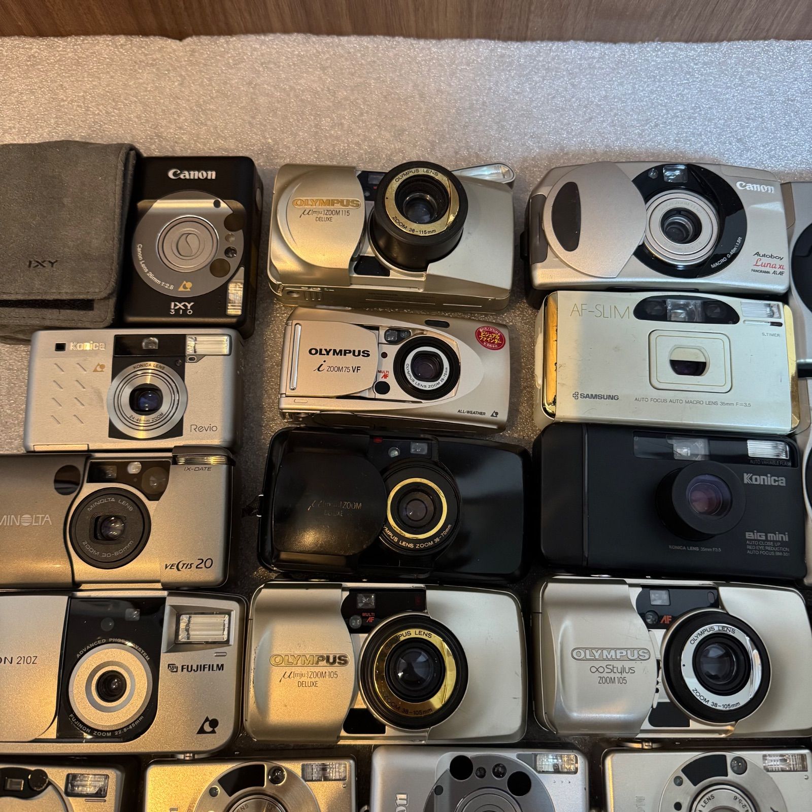 22点まとめ Canon OLYMPUS FUJIFILM KONICA コンパクトフィルムカメラ OLYMPUS μ ZOOM KONICA BIG Mini 等 現状品 ジャンク品 #3472