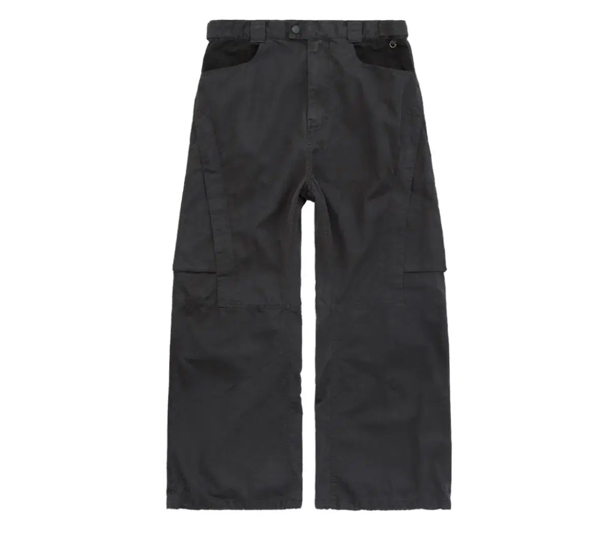 4 ポリテル ボーダー パンツ ダーク ネイビー