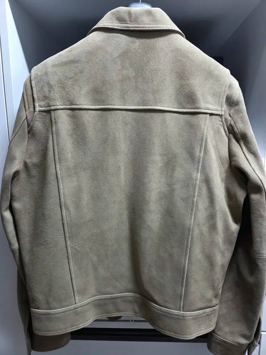 Noir Larmes スウェード ジャケット 46 ベージュ