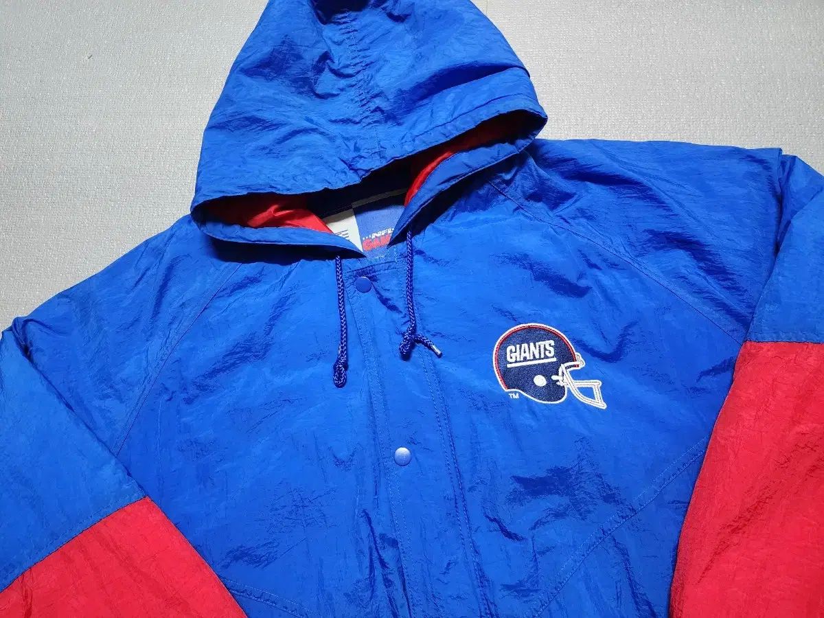 90 s NFL NEW YORK ジァイアンツ ゲームDAY フードジャケット