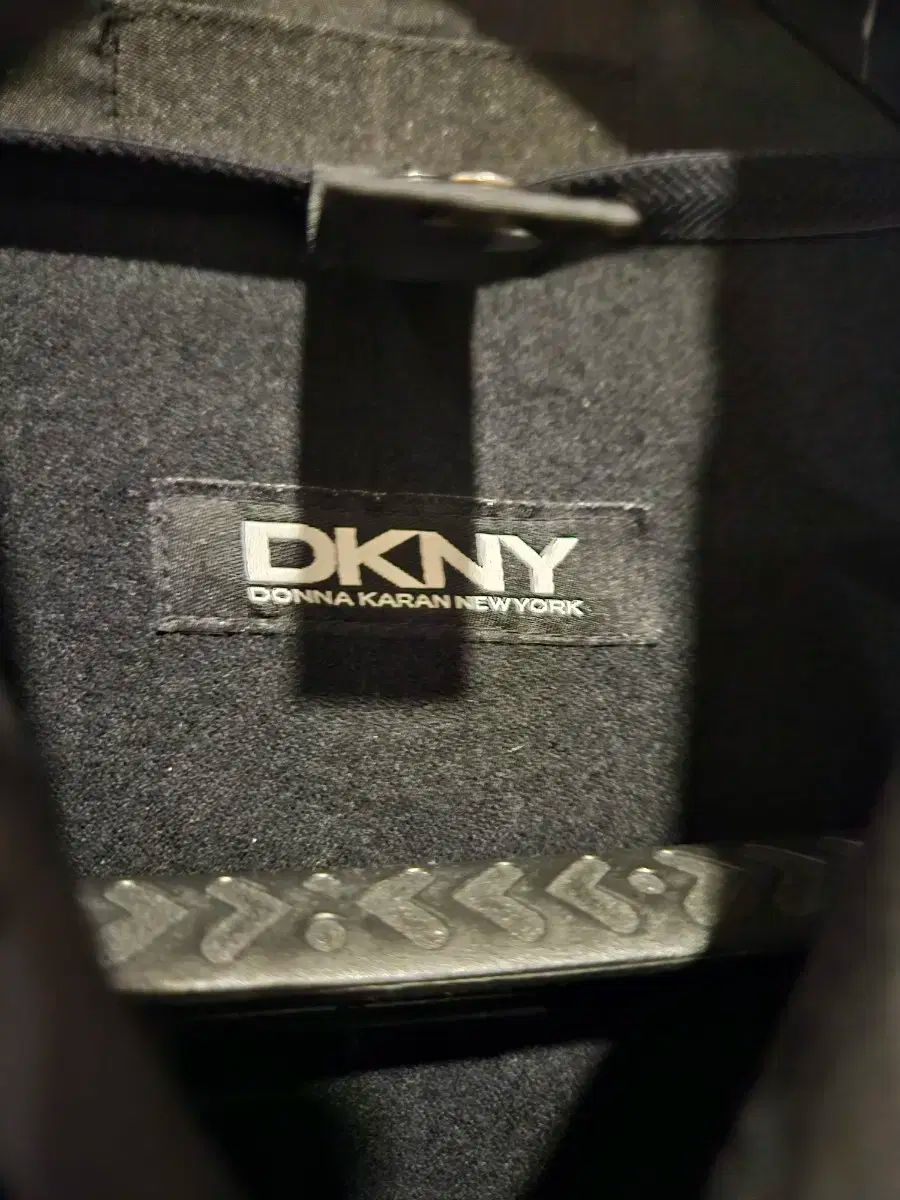 DKNY ブラック メンズ ステン コート Loro Piana Storm SYSTEM インナーベスト 着脱