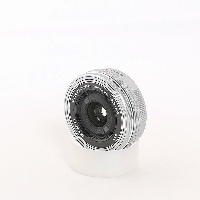 オリンパス OLYMPUS M.ZUIKO DIGITAL ED14-42 3.5-5.6 EZ SL シルバー