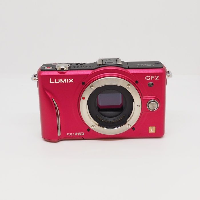 超美品 DMC-GF2 ファインレッド ボディ パナソニック) Panasonic DMC-GF2 ボディ ファインレッド 【公式通販】