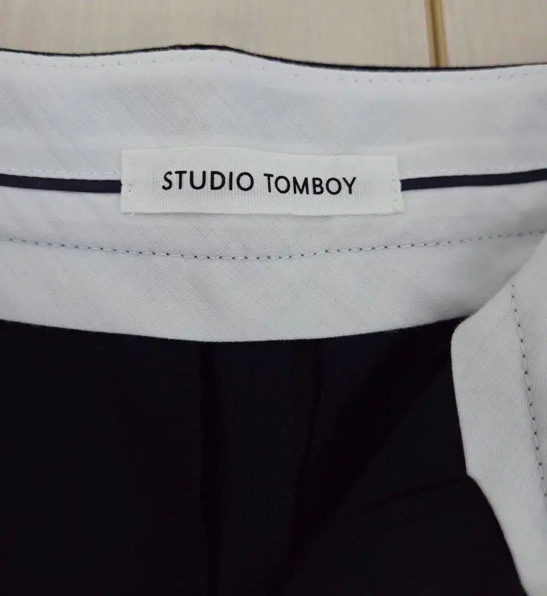  スタジオ トムボーイ STUDIO TOMBOY サイド ストライプ ズボン スラックス パンツ