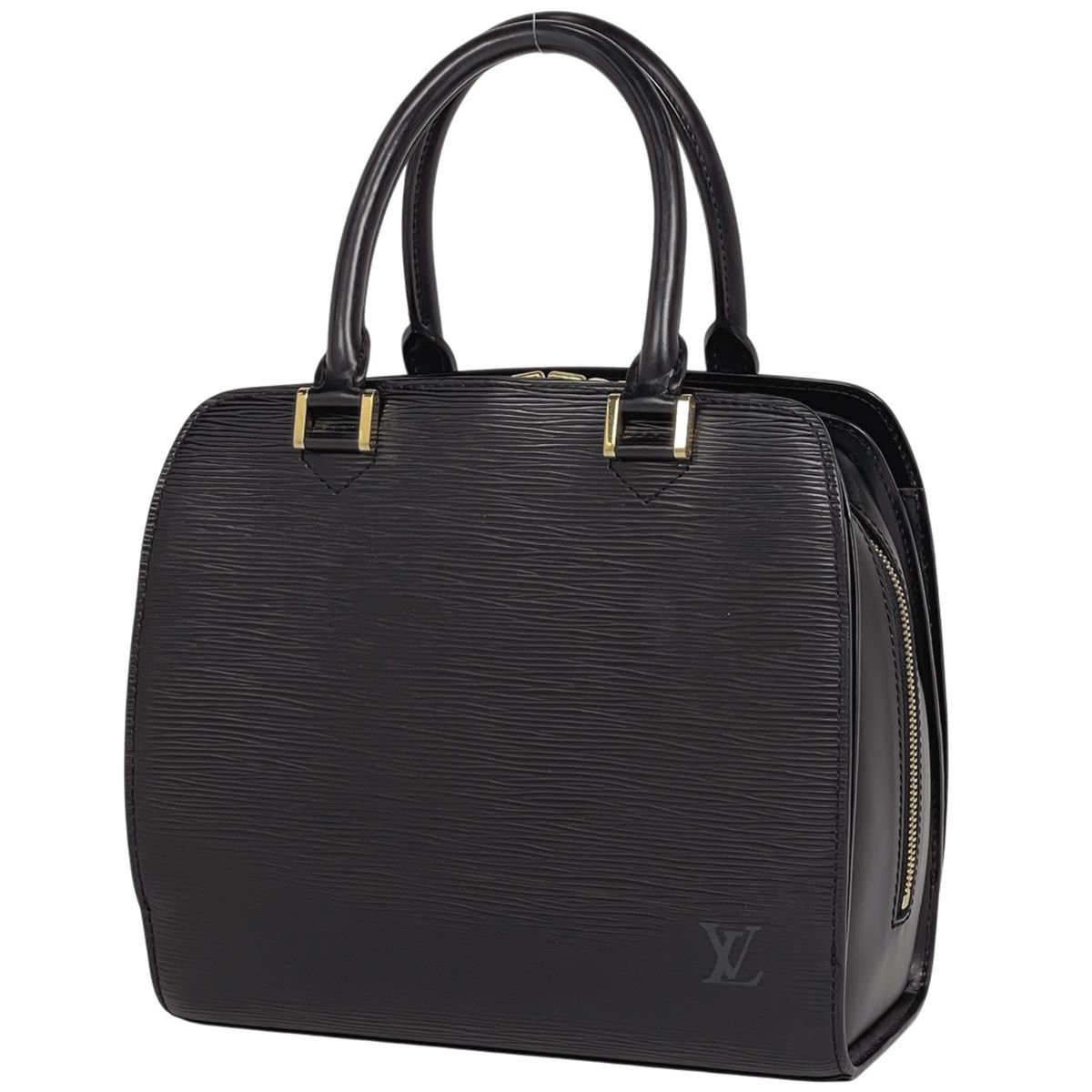 ルイ ヴィトン Louis Vuitton ポンヌフ 手提げ ハンドバッグ エピ ノワール ブラック M52052 レディース