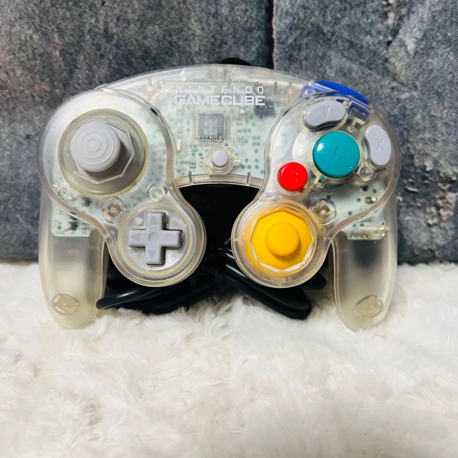 任天堂 ゲームキューブ コントローラー スケルトン クリア 後期型 希少