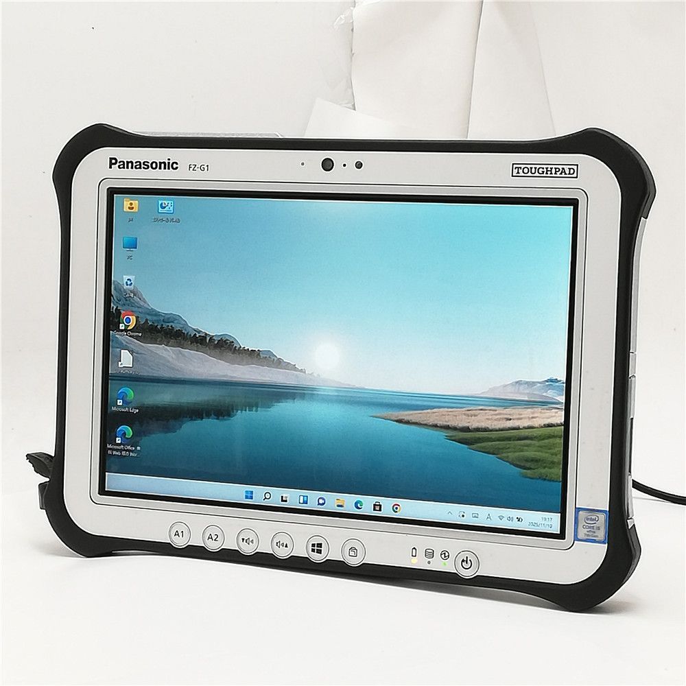 Wi-Fi有 パナソニック タブレット タフパッド FZ-G1W3000VJ Core i5 高速SSD 無線LAN カメラ Windows11 Office済 即使用