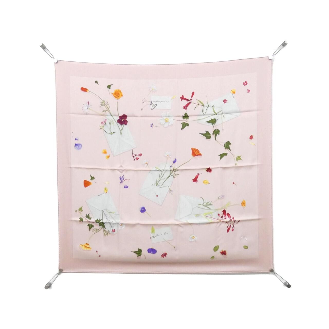 エルメス DES FLEURS POUR LE DIRE カレ 002249S スカーフ