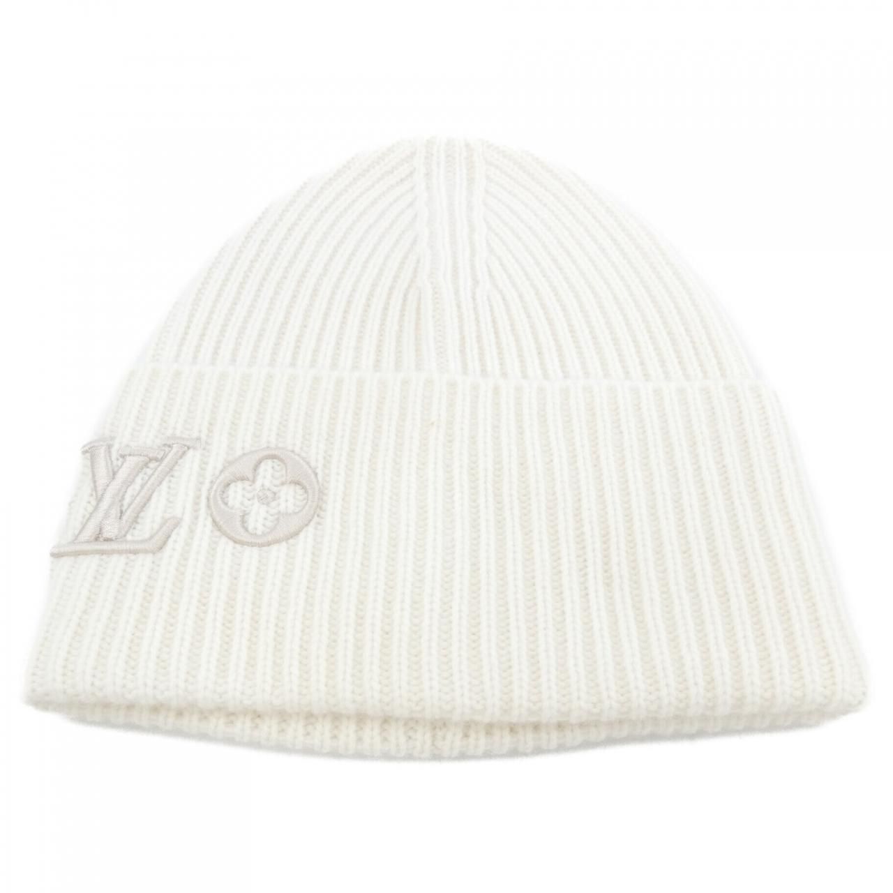 ルイヴィトン LOUIS VUITTON ビーニーLVヘッドライン M77873 ニットキャップ