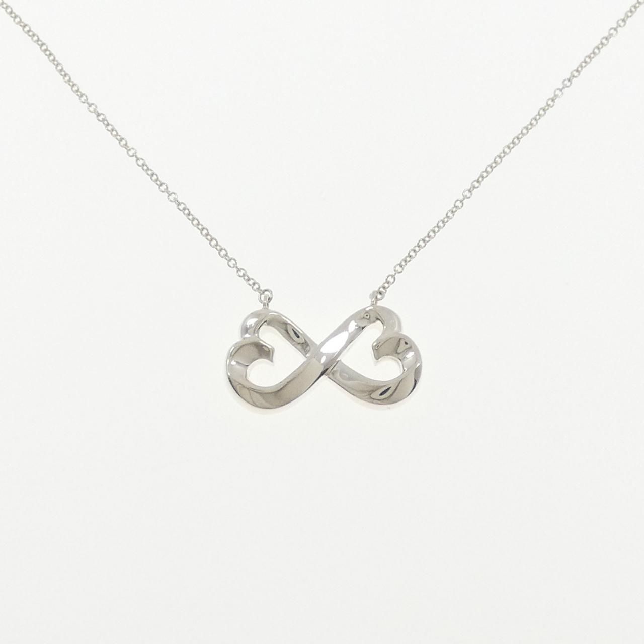 ティファニー ダブルラビングハート ネックレス