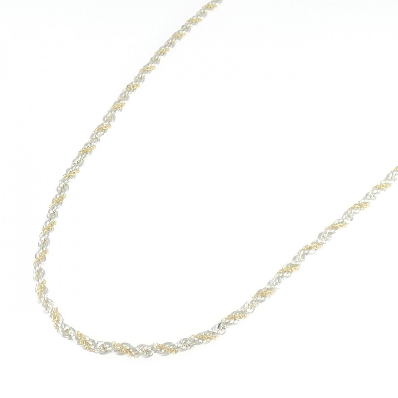 ヴィンテージ ティファニー 925 750 YG ネックレス