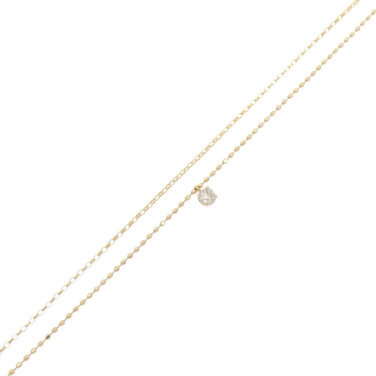 K 18 YG ダイヤモンド ブレスレット 0.06 CT