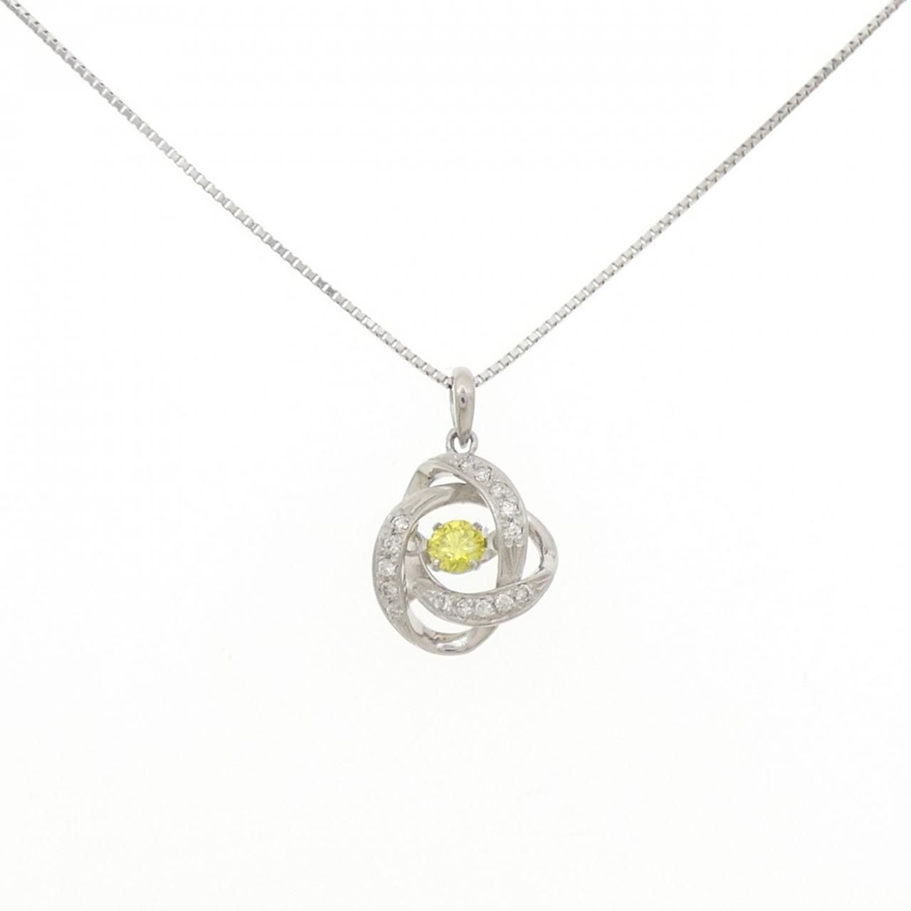 PT900 PT850 ダイヤモンド ネックレス 0.15CT