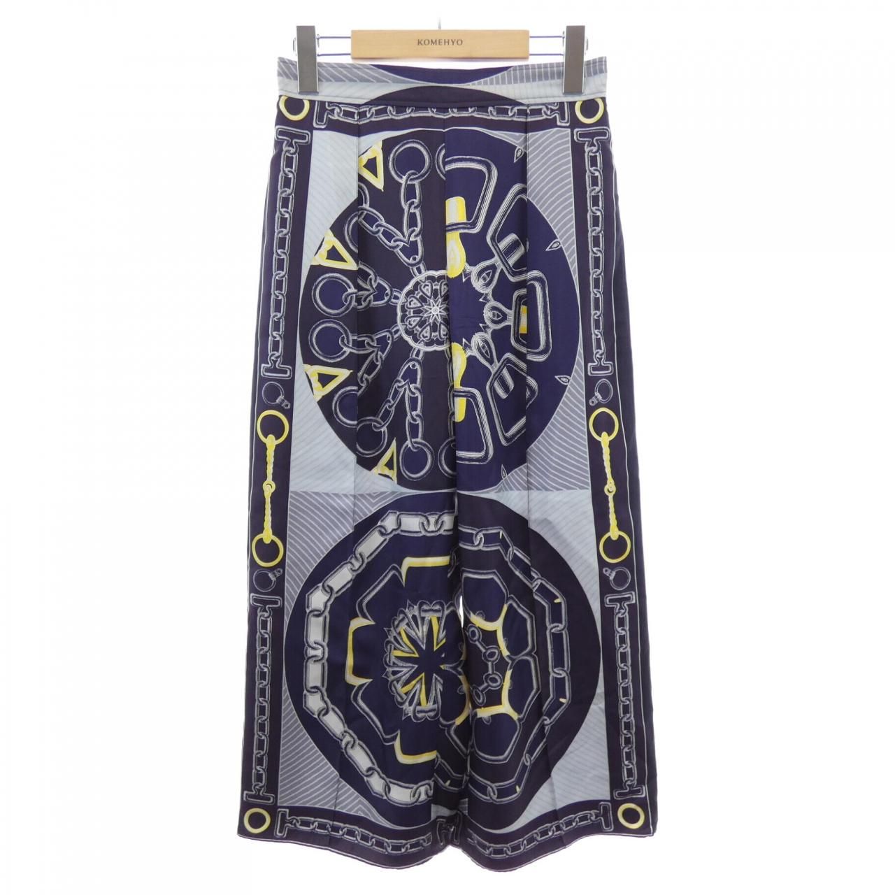 エルメス HERMES カレイドスコープエフェクト 4H0477DW ツイルレーヌ パンツ