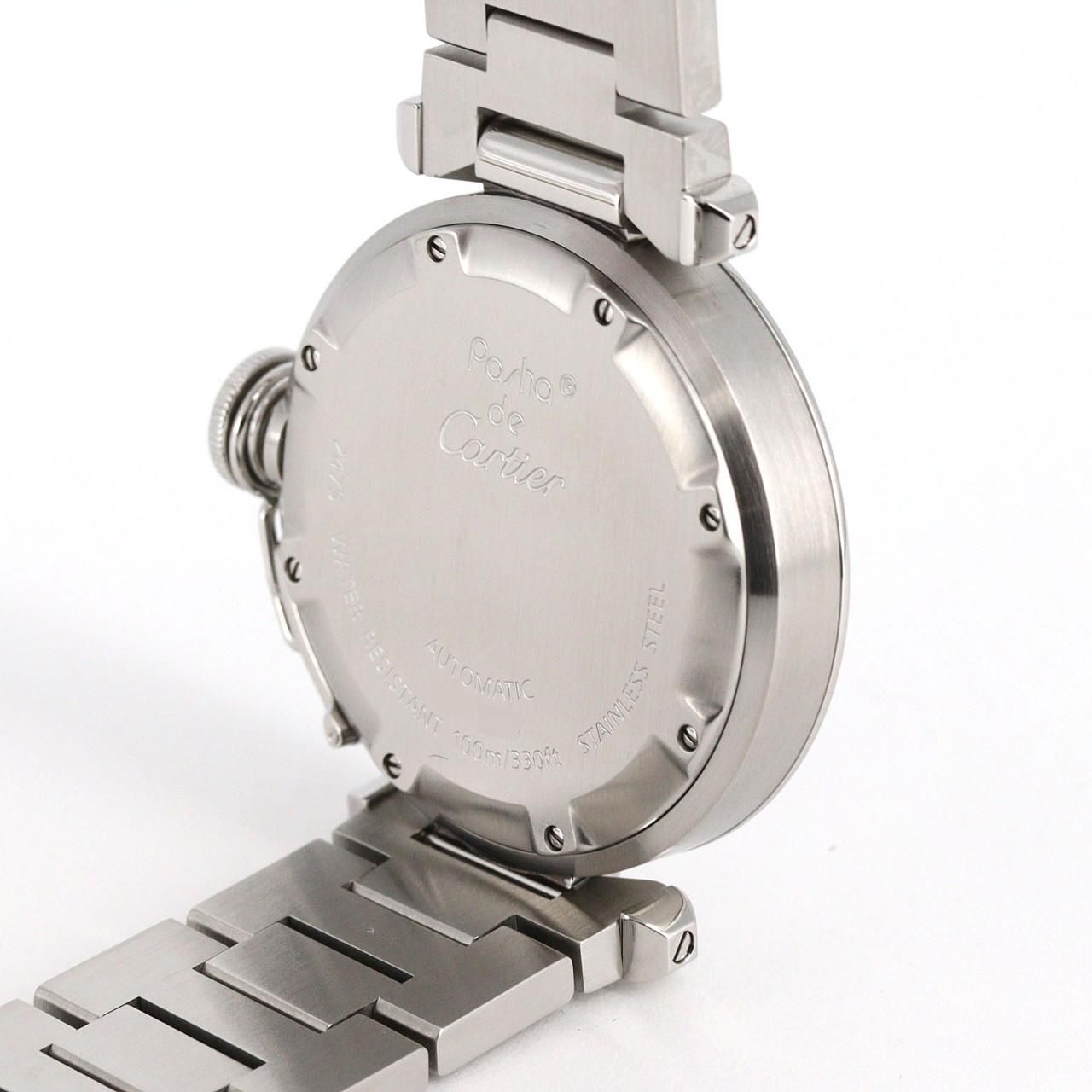  カルティエ パシャCグランデデイト W31055M7 SS 自動巻 半袖シャツ 自動巻き時計 腕時計(アナログ)