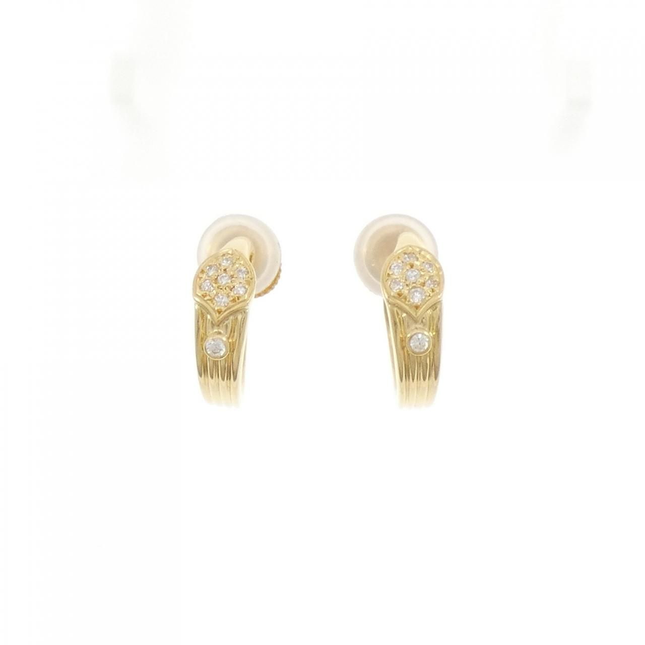 K18YG ダイヤモンド イヤリング 0.22CT