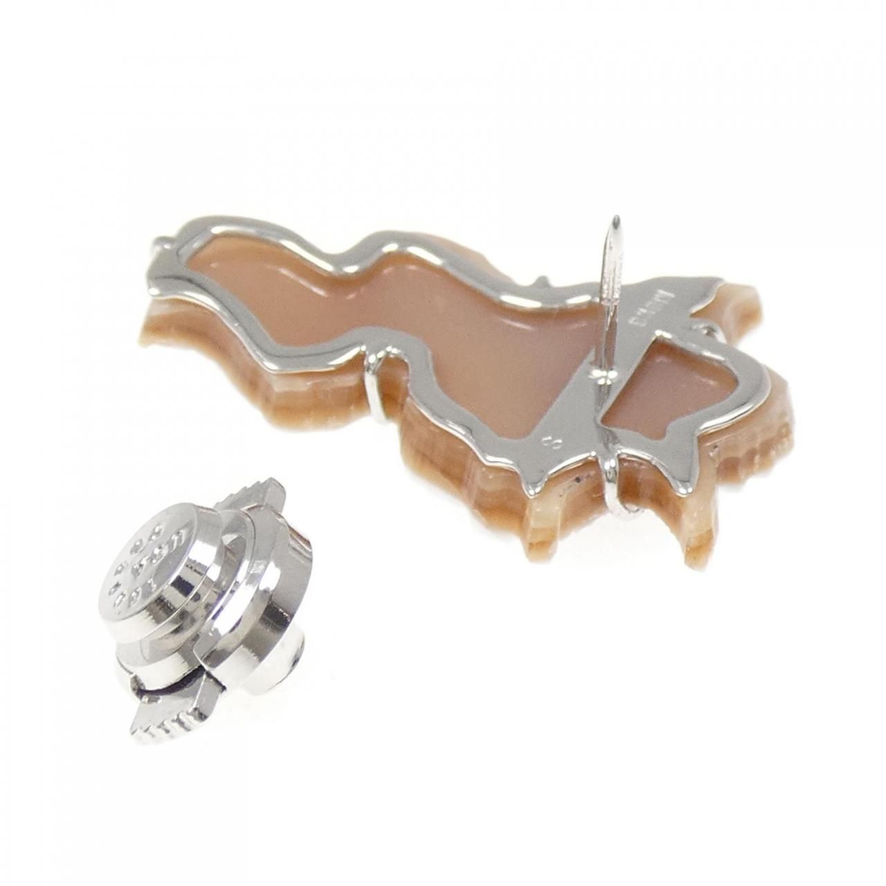 シェルカメオ ブローチ