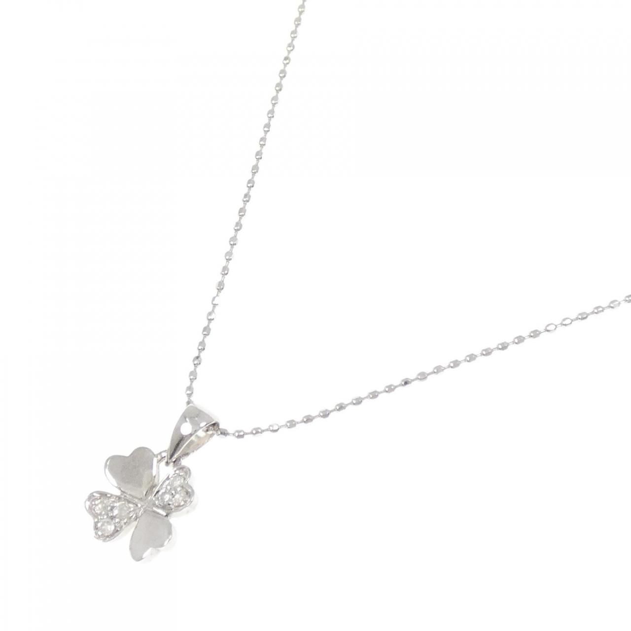 フォリフォリ クローバー ダイヤモンド ネックレス 0.04 CT