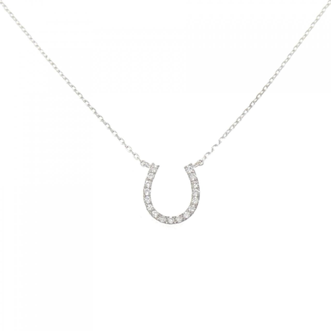 スタージュエリー ホースシュー ネックレス 0.05CT