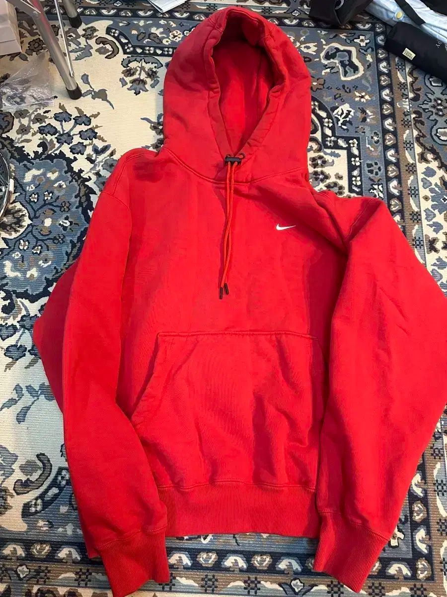 ナイキ NRG フーディー レッド グレー ブラック