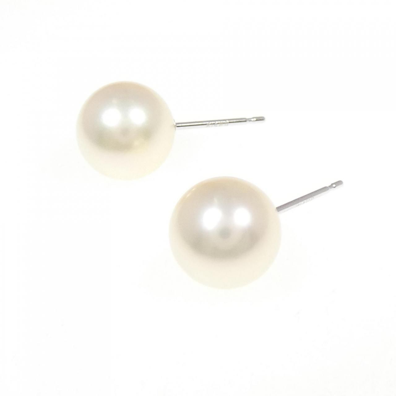 K14WG アコヤパール ピアス 8.3mm 8.0mm アコヤ真珠 パール ピアス